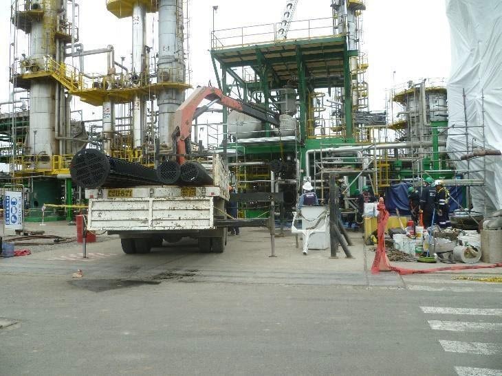 Mantenimiento industrial en la Refinería de Conchán